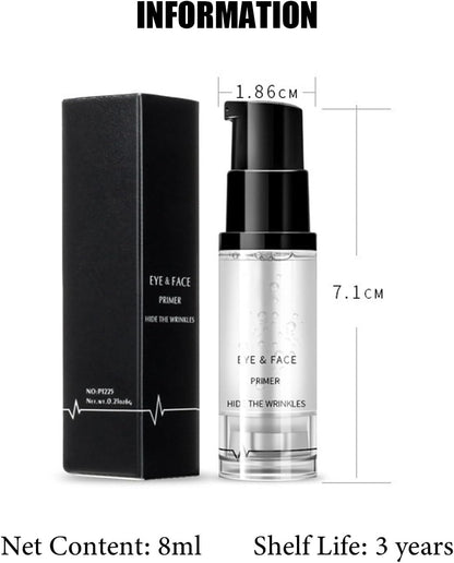 Eyeshadow Primer, Eye Primer, Long Lasting Waterproof Pigment Base for Eyeshadow, 24 Hours Smudge-proof Primer Cream, Hide Wrinkles Transparent Eye Makeup Primer