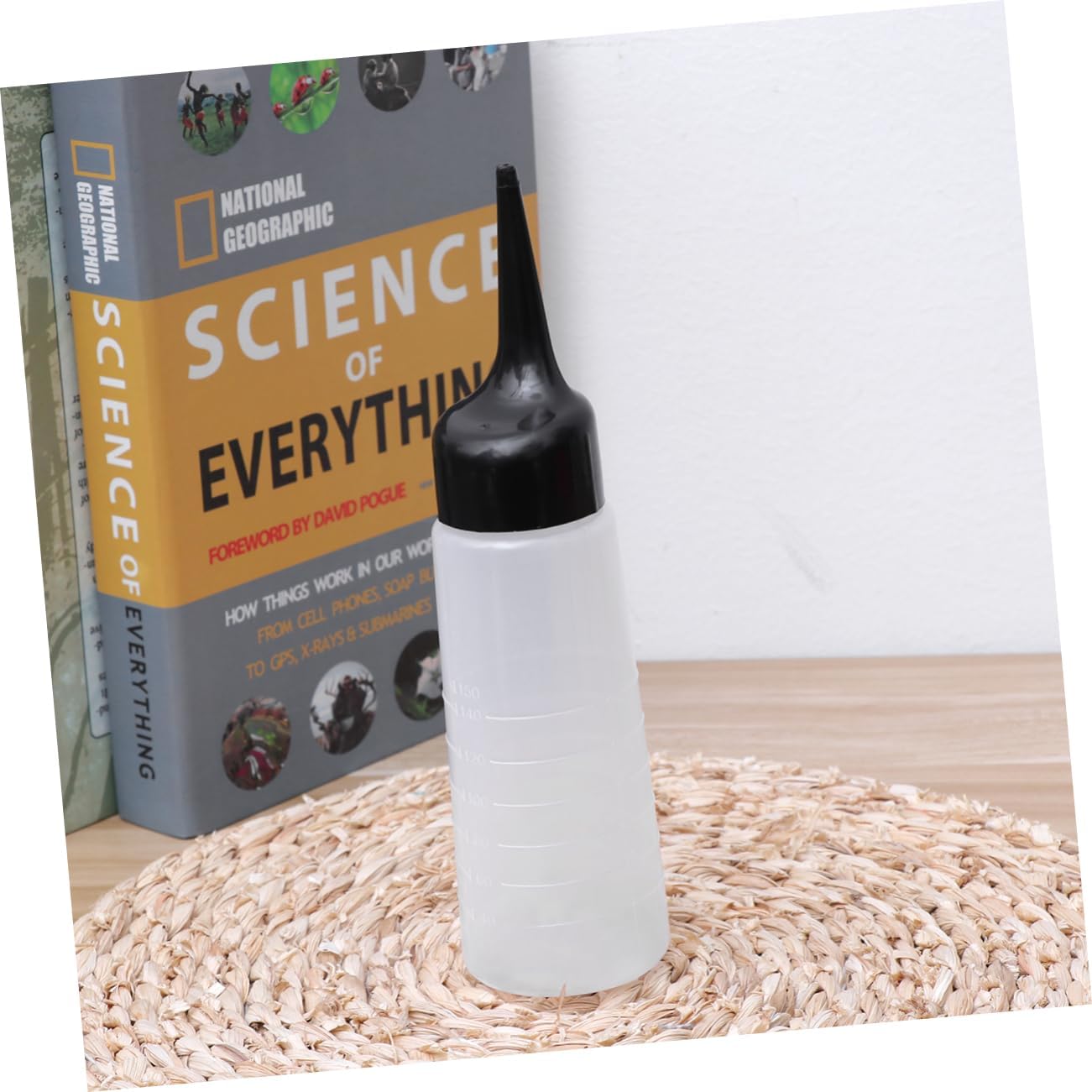 Empty Applicator Bottle Hair Dye Bottle Alicator Set Slant Tip Scale Applicator for Easy Mixing