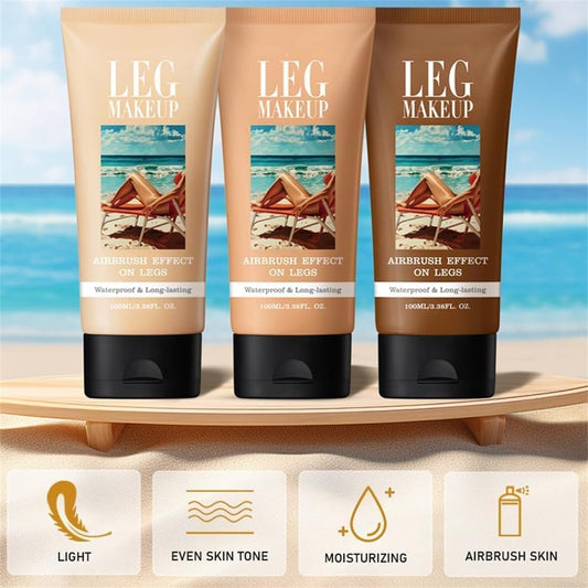 Leg Makeup - Body Coverage Perfector,All Over Complexion Perfector,Tattoo Cover Up Cream,Waterproof Long-Lasting Sweat-Proof Concealer (#3)