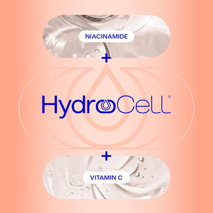 E45 HydroCell Glow Body Lotion Serum Spray Moisturiser with Vitamin C 200ml | Activates hydration from within - Fast-absorbing serum spray for radiant, healthy-looking skin