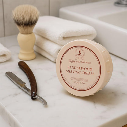 Why the Taylor of Old Bond Street Sandalwood Shaving Cream Bowl feels like a small‑scale luxury ritual