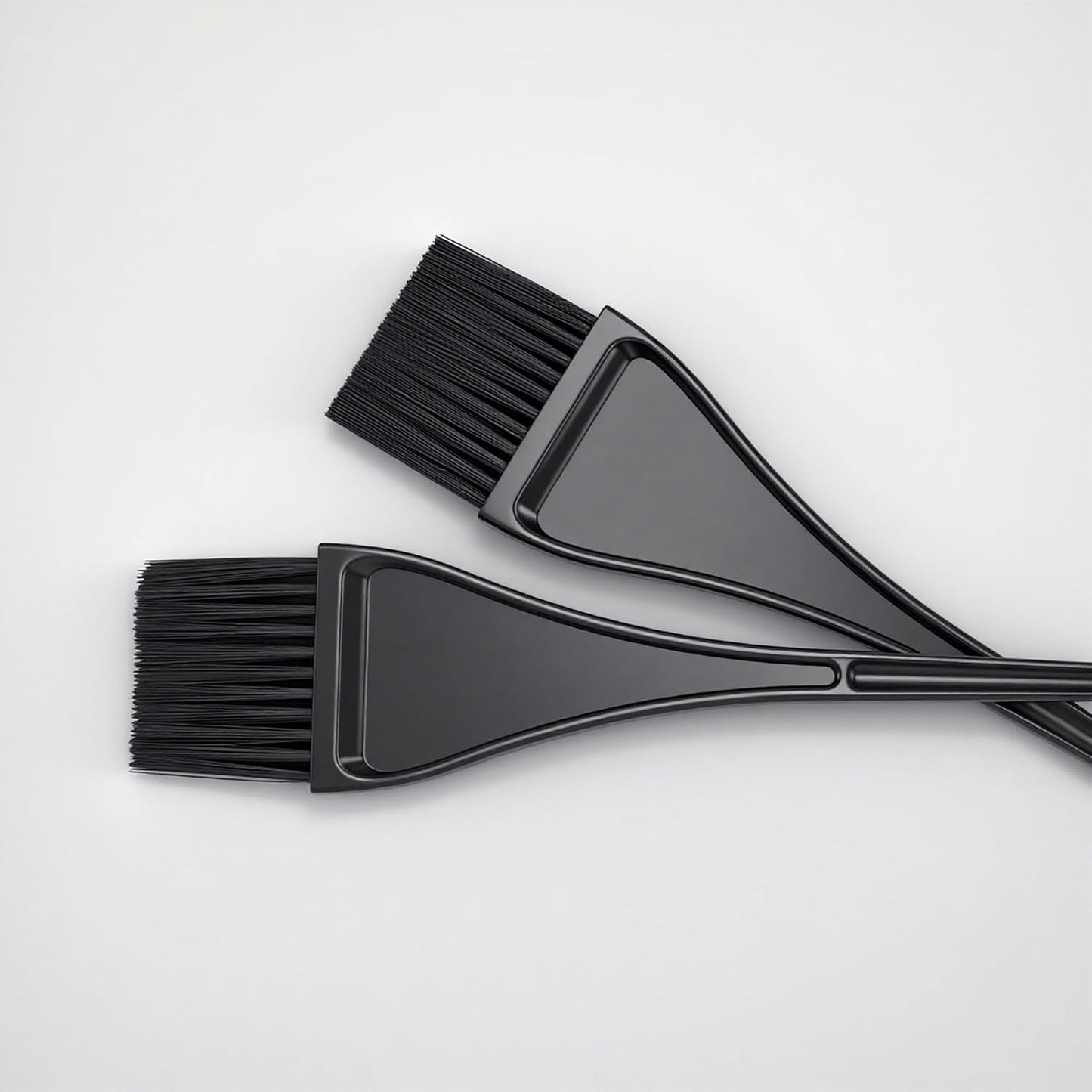 2 PCS Hair Coloring Brushes Long Tail Hair Dye Comb Brush Dyeing Tools Tinting Brushes for Barber Salon, Beauty Parlors, Home DIY Coloring - Black