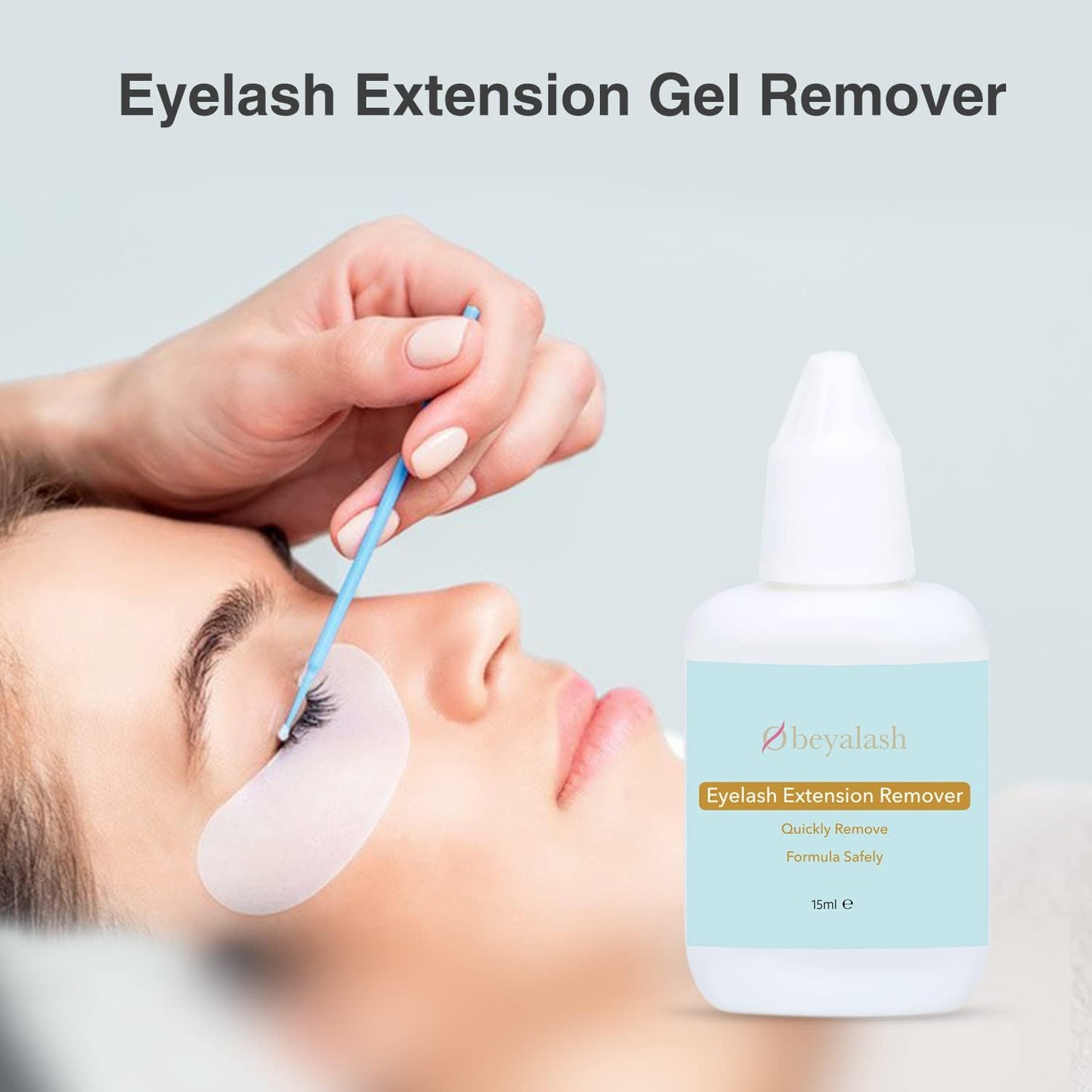 Obeyalash Eyelash Remover for Extensions Eyelash Extension Remover Individual Eyelashes Extensions 15ml Lash Extension Remove for Artist of Grafting Liquid Remove