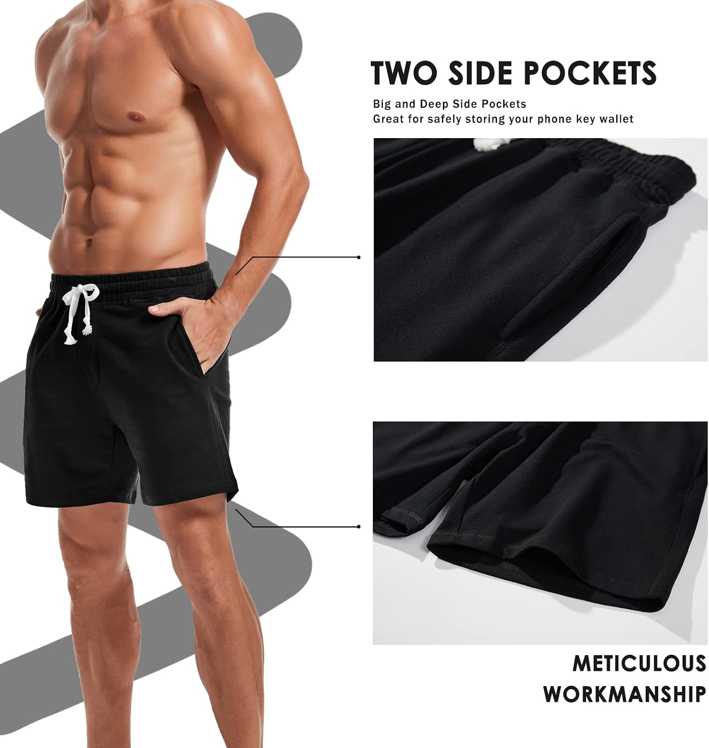 Amy Coulee Men’s Sweat Shorts – Everyday Comfort in Motion