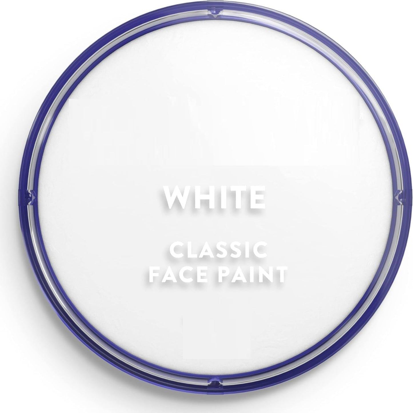 SK INFINITY | Classic Face and Body Paint 18 ml Professional Water Based, Single Cake Makeup Supplies for Adults (WHITE &amp; RED)