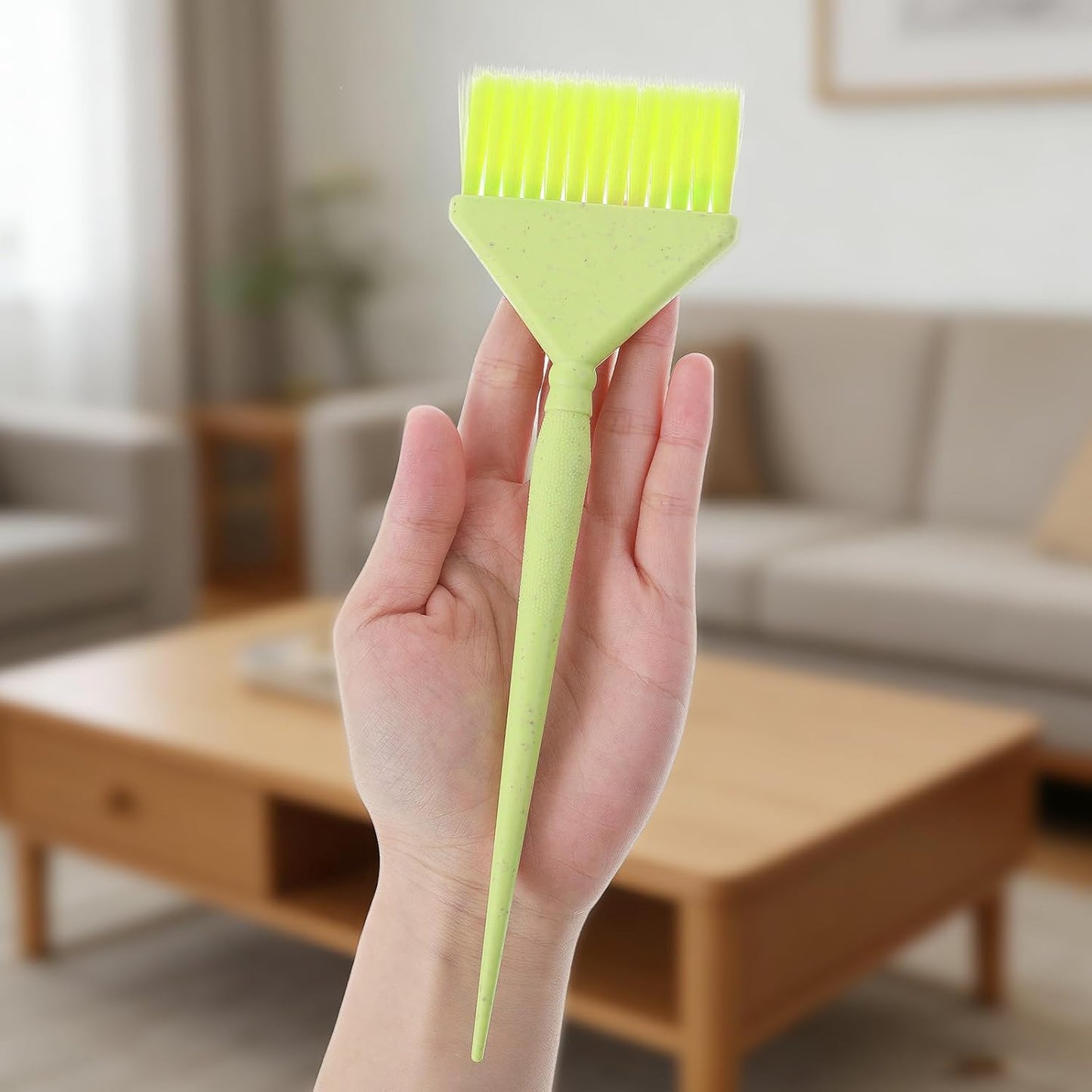 5 Pcs Hair Colour Brush, Coloful Dye Brush, Professional Coloring Tint Brush,Hair Dying Brush for Hair Coloring Root Touch Up and DIY Hairs Treatment