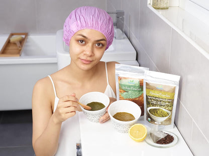 Organic Henna for Face &amp; Body (100g) - 100% Pure Natural Chemical Free Hair Dye - PPD Free Certified Mehndi Henna Powder - Strengthening &amp; Conditioning Herbal Hair Shine Powder