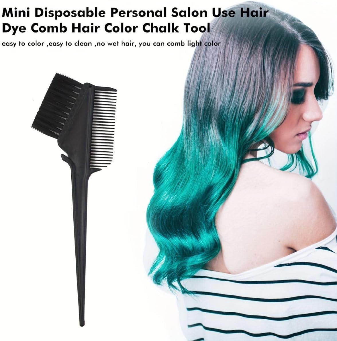 3 Piece Hair Dye Tools for DIY Coloring - Salon Dyeing Kit With Applicator Brush for Hair Tint