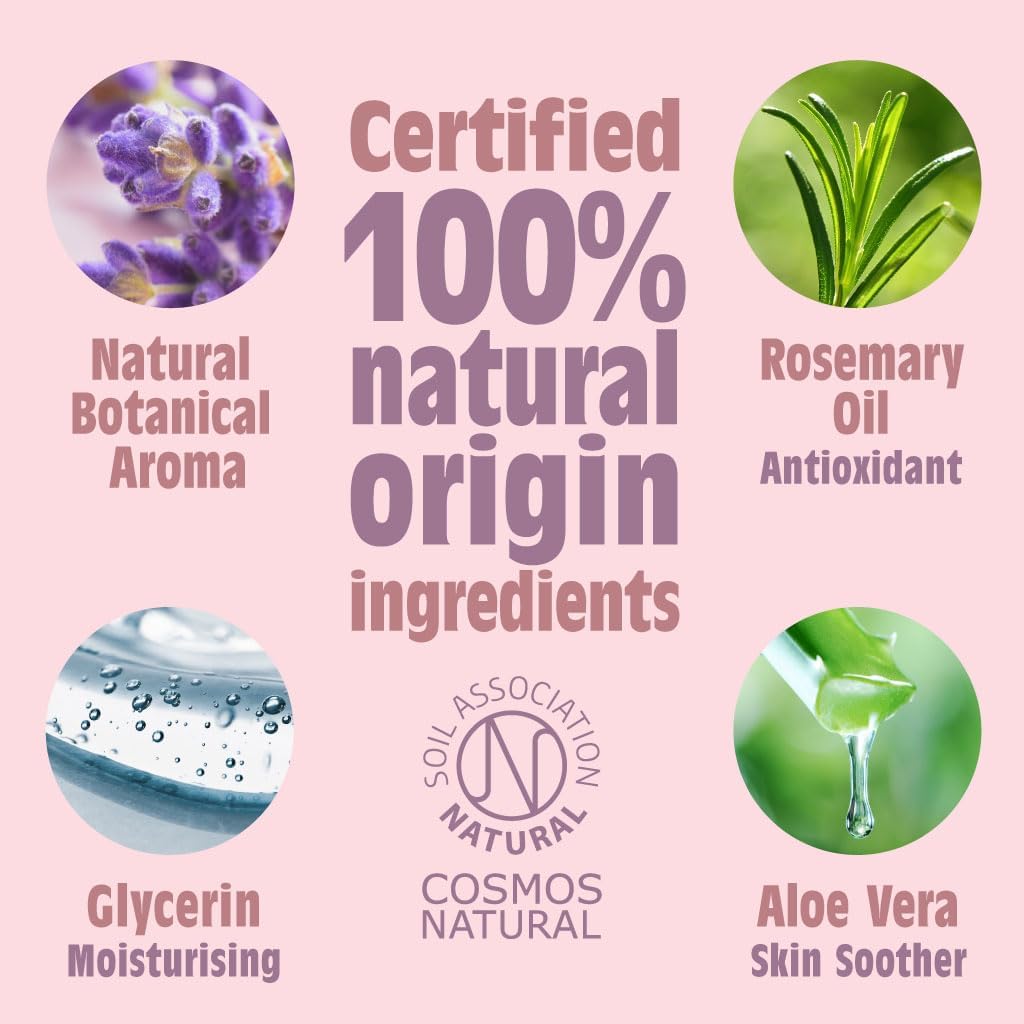 Salt of the Earth - Natural Deodorant Roll On - Lavender &amp; Vanilla - 100% Natural Origin Ingredients - Vegan -Suitable for Men, Women &amp; Kids - 75ml