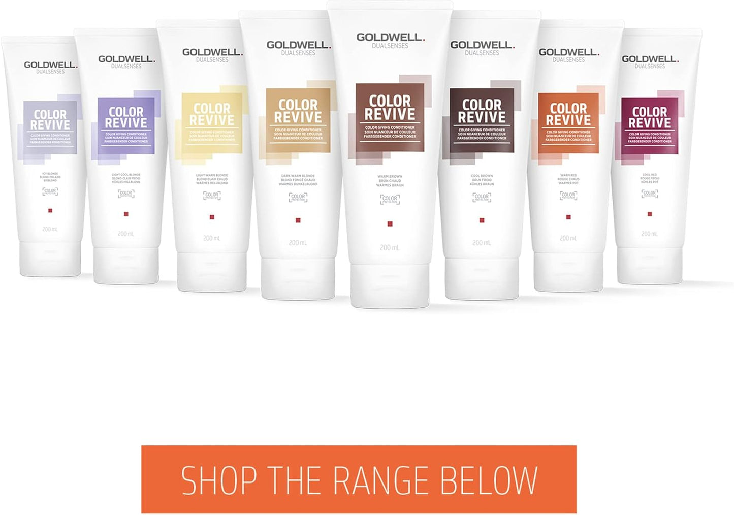 Goldwell Dualsenses Color Revive Conditioner, Cool Brown, Refreshes Color, 200ml