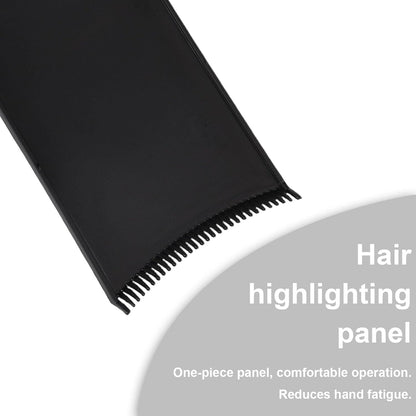 Balayage Highlighting Board with Teeth, Hair Coloring Palette Reusable Foiling Board Professional Hair Dye Tools for Stylists Salon DIY (Black)