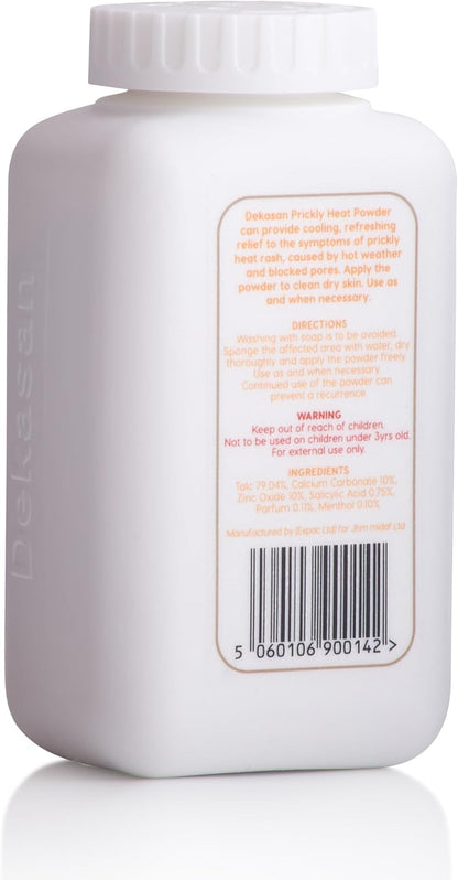 Prickly Heat Body Powder for Relief from Prickly Heat, Milaria, Heat Rash | Proudly Made in the UK | Travel Size | Trusted Globally — Over 1 Million Units Sold Worldwide.