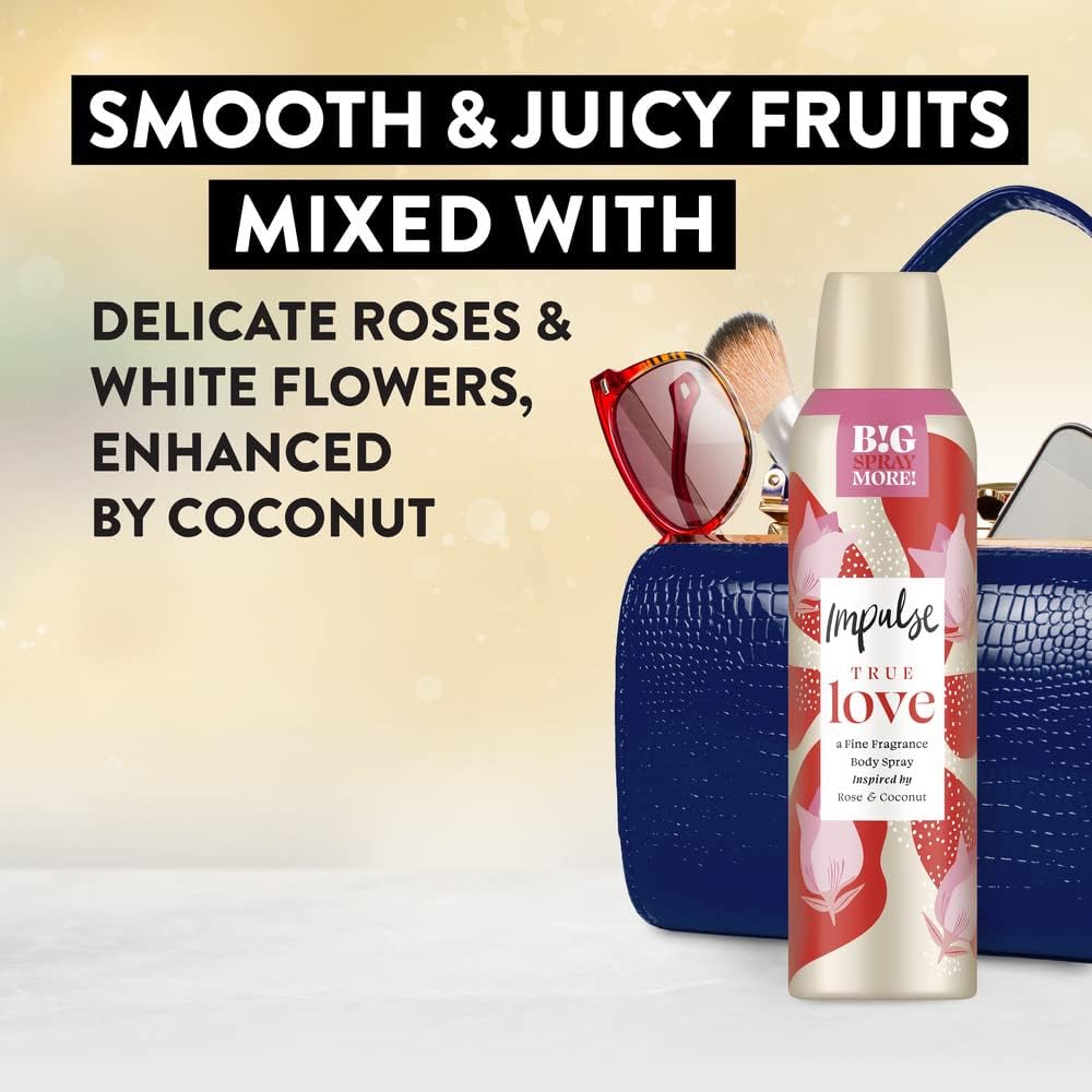 Impulse True Love Body Spray Deodorant 150 ml