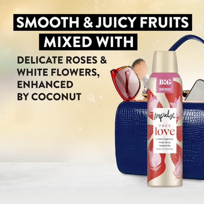 Impulse True Love Body Spray Deodorant 150 ml