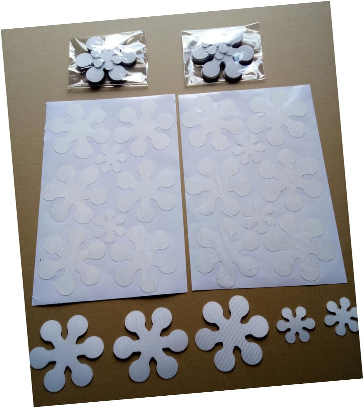 8pcs Slip Mat Crystal Shape Bathroom Stickers for Shower Floor Non-slip Decals for Wet Areas