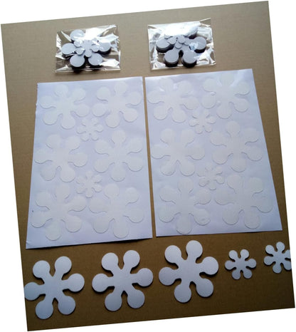 8pcs Slip Mat Crystal Shape Bathroom Stickers for Shower Floor Non-slip Decals for Wet Areas
