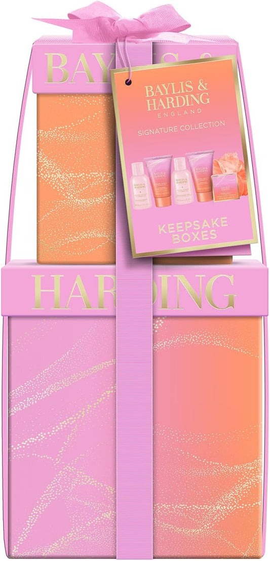 Baylis &amp; Harding Jojoba, Vanilla &amp; Almond Oil Luxury Pamper Present Gift Set - Vegan Friendly