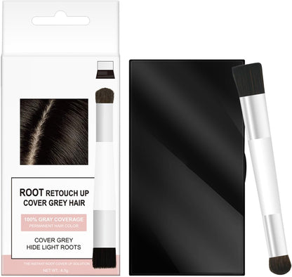 Hair Root Powder, 6.5 g Hair Colour Cover for Visible Hair Roots, Multifunctional Scalp Filling Against Light Areas &amp; Grey Coverage with Instant Volume Effect