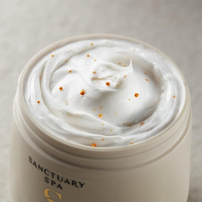 Sanctuary Spa Golden Sandalwood Melting Pearl Body Butter with Shea Butter &amp; Argan Oil, No Mineral Oil, Cruelty Free &amp; Vegan Body Moisturiser, 300g