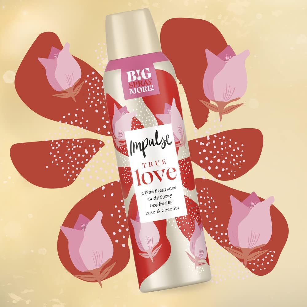 Impulse True Love Body Spray Deodorant 150 ml