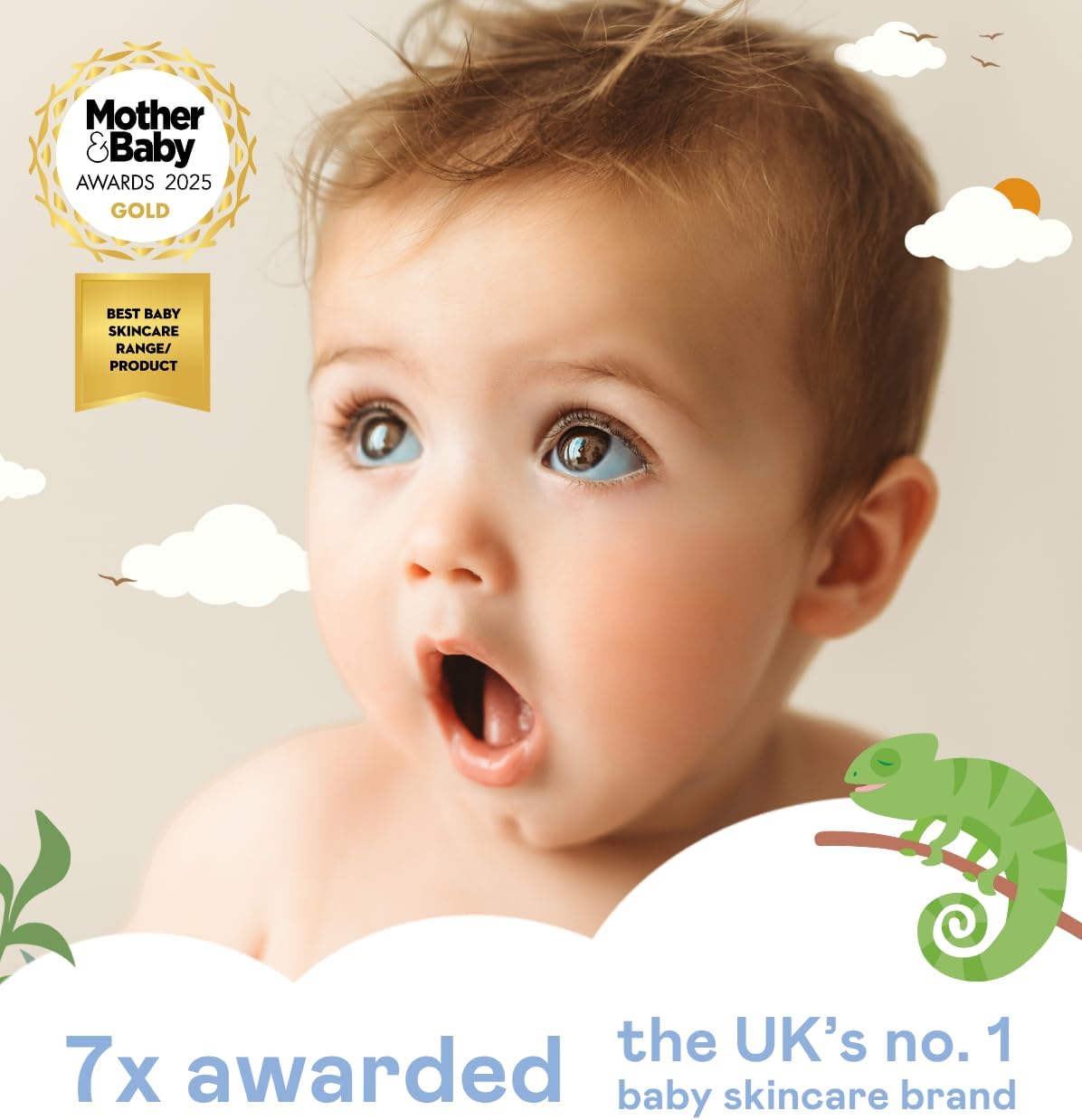 Nala's Baby Body Butter Vanilla Cloud | Supersize | Allergen-Free Sweet Vanilla Fragrance | 98% Natural | Dermatologically-tested and Paediatrician-approved | Vegan | 500ml | Nalas Baby