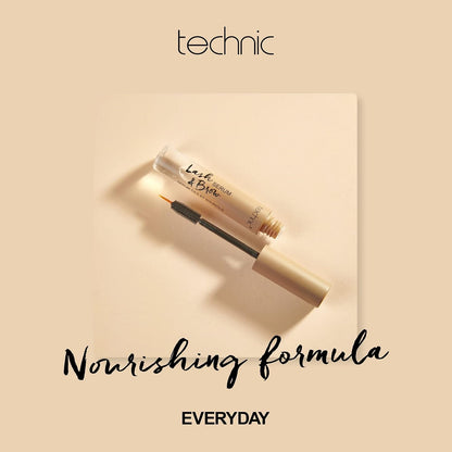 Technic Lash &amp; Brow Serum - Nourishing Formula to Condition &amp; Enhance Natural Lashes &amp; Brows - Vegan and Cruelty Free