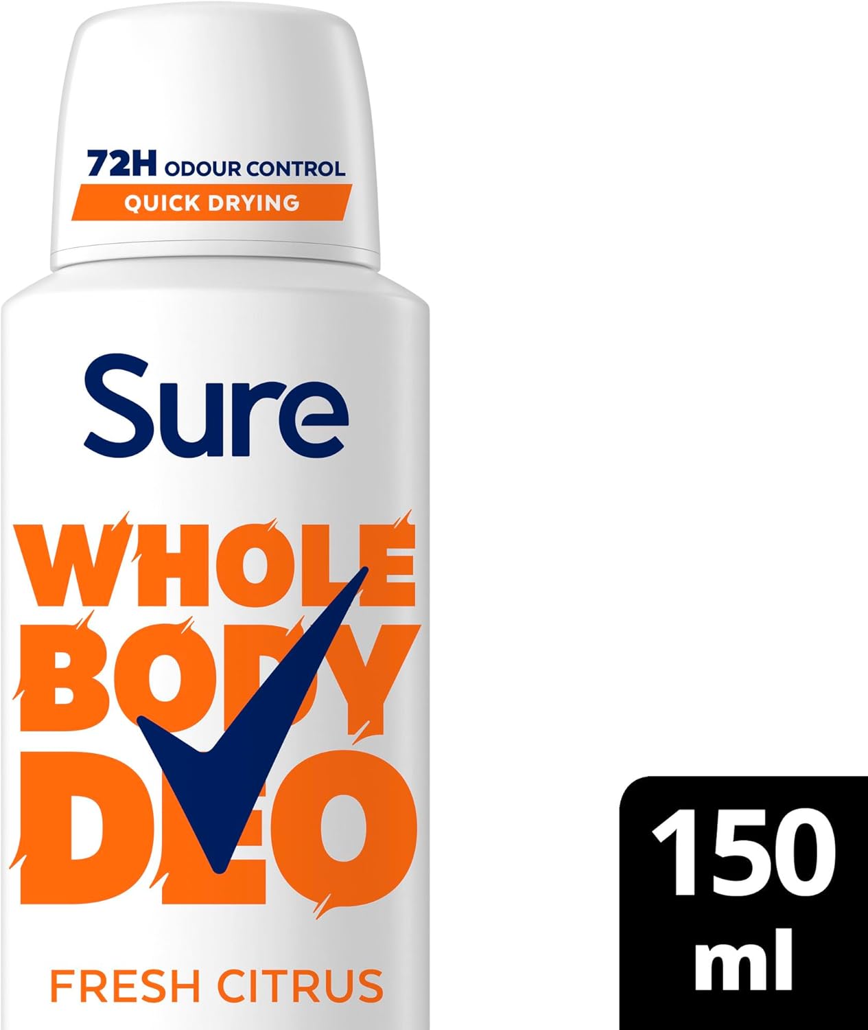 Sure Women Fresh Citrus 72h Whole Body Deodorant Spray 150ml
