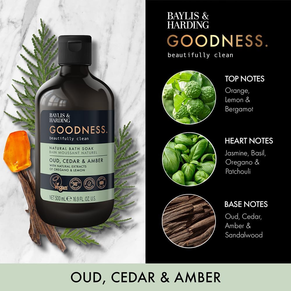 Unwinding with Baylis &amp; Harding’s Oud, Cedar &amp; Amber Bath Soak