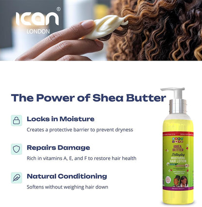 BABY LOVE KIDS NATURAL SHEA BUTTER DETANGLING MOISTURIZING LOTION 500ML