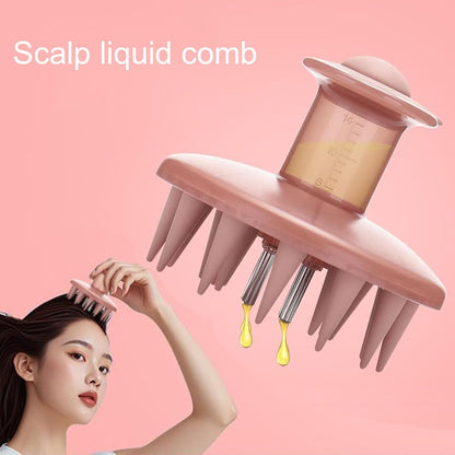 Hair Oil Applicator - Scalp Comb for Growth | Bottle with Massage Tip, Nourishing Care Accessory with Even Distribution, Easy Grip for Hair Loss, Follicle Health and Daily Conditioning