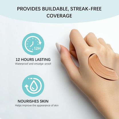 Beauty Body Coverage Perfector - Leg &amp; Body Makeup to Covers Veins &amp; Spots, Waterproof Tattoo Cover Up Makeup, Long Lasting, 2Pack(100mlx2)