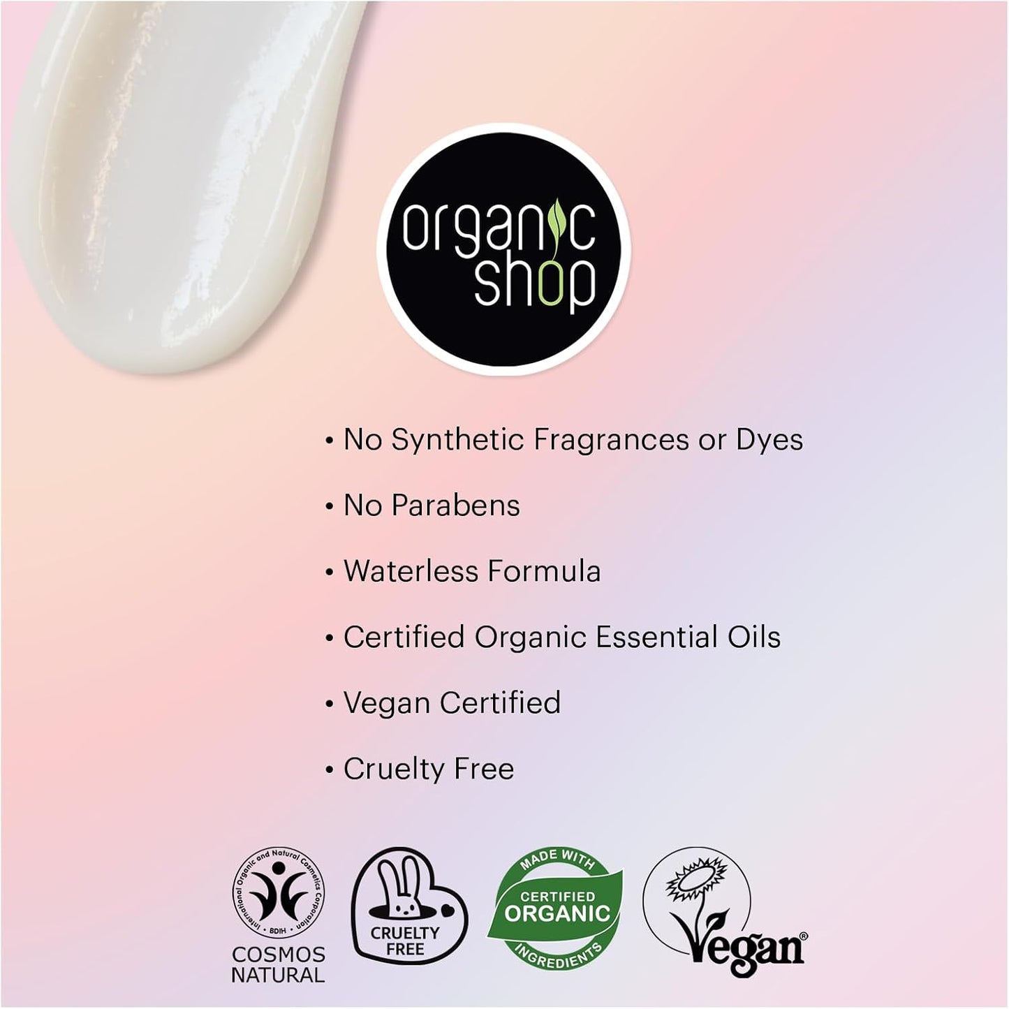 Organic Shop Body Cream Revitalizing Neroli, 250 ml