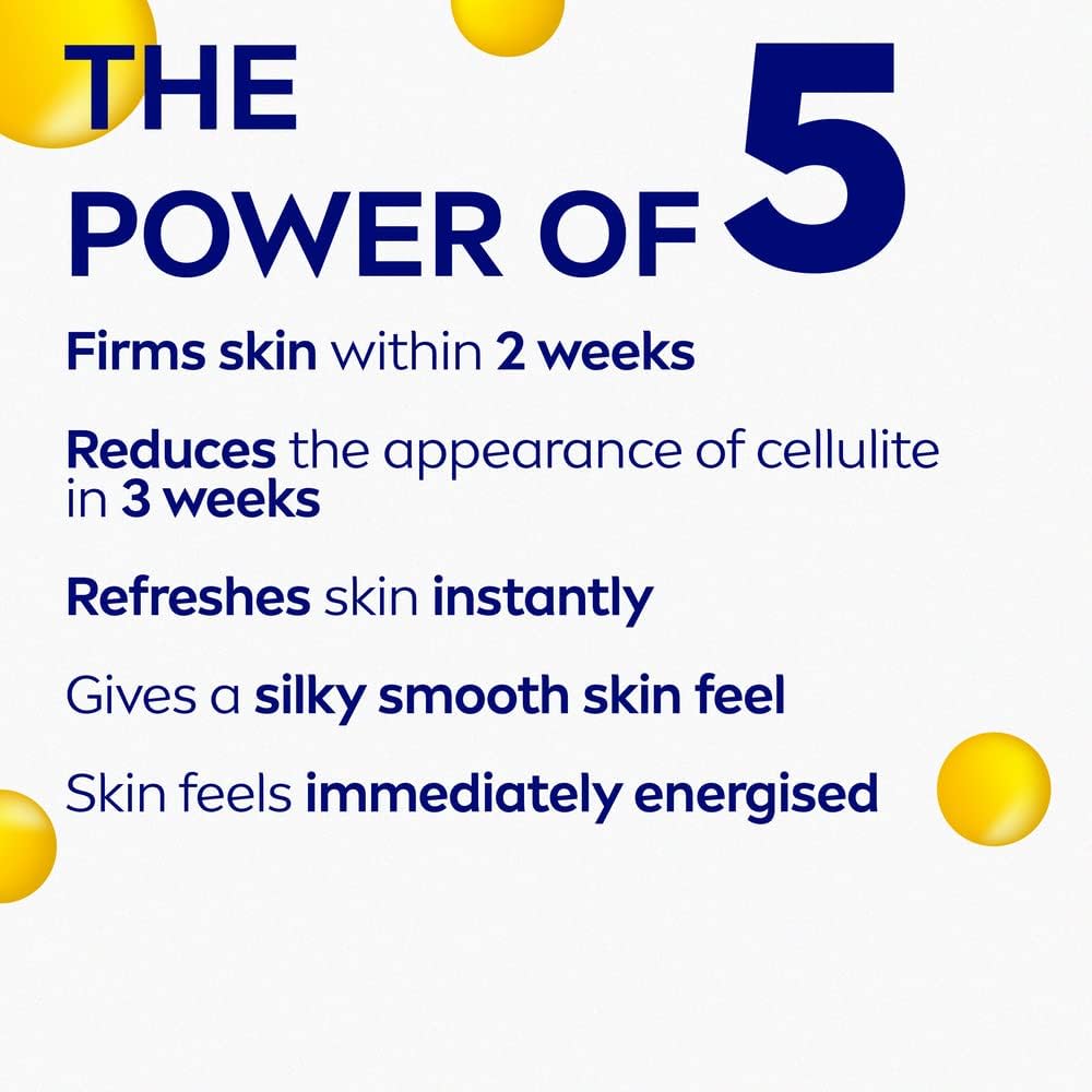 NIVEA Q10 Firming + Good-bye Cellulite Gel Cream, 200ml, Anti Cellulite Cream with Lotus Extract and Co-Enzyme Q10, Noticeable Results in 3 Weeks