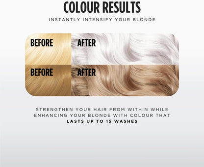 Jerome Russell ICE BLONDE Colour Bomb | Blonde Depositing Hair Mask | Nourishing, Semi-Permanent Colour &amp; Shine Treatment | Vegan &amp; Cruelty-Free | 300ml