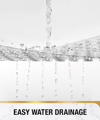 HITSLAM Bath Mat Non Slip Anti Mould, 89 x 40 cm Long Non Slip Shower Mat for Inside Shower, Machine Washable Bathroom Bathtub Mat with Strong Suction Cups and Drain Holes, Soft on Feet, Clear