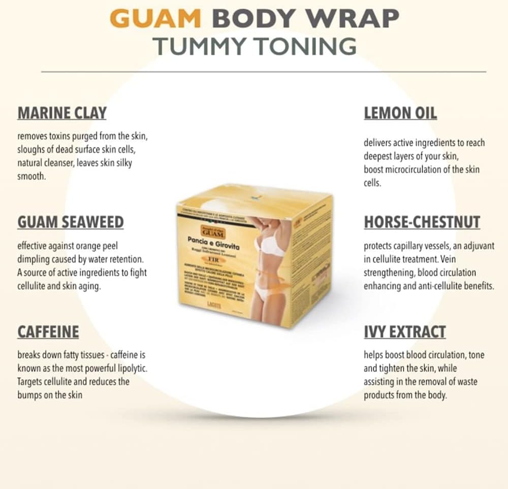 Guam Seaweed Tummy &amp; Waist Mud 500g