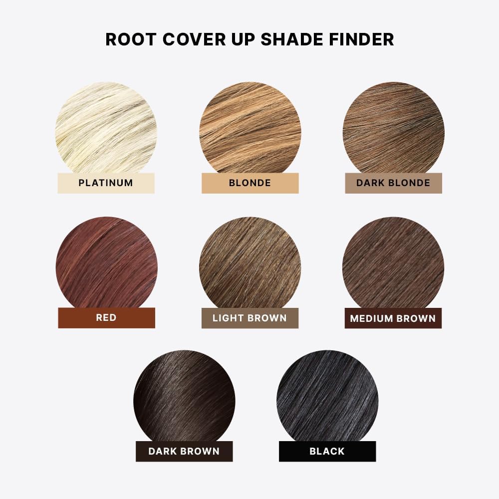 COLOR WOW Root Cover Up, Medium Brown – Instant Root Touch Up Powder for Grey Coverage, Highlight Blending, and Fuller-Looking Hairlines | Award-Winning, Water &amp; Sweat Resistant