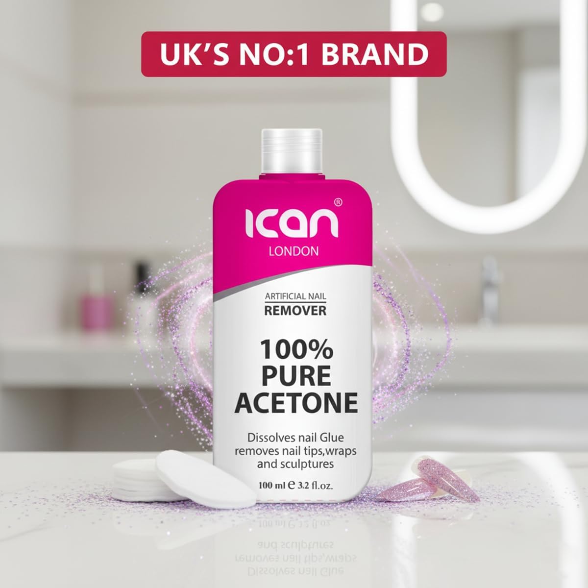 Pure acetone, no nonsense: a closer look at Ican London’s gel remover