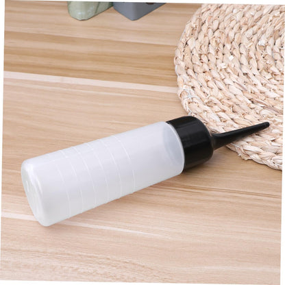 Empty Applicator Bottle Hair Dye Bottle Alicator Set Slant Tip Scale Applicator for Easy Mixing