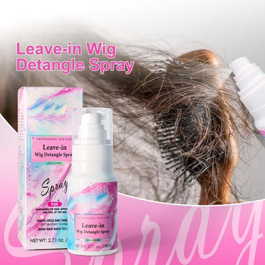 Wig Shampoo and Conditioner 2-in-1, Gentle Formula for Synthetic &amp; Human Hair Wigs, Cleansing, Conditioning &amp; Tangle-Free Maintenance Helper