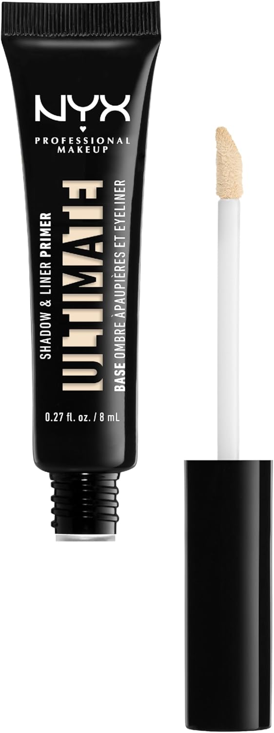 NYX Professional Makeup Vitamin E Infused Ultimate Shadow and Liner Primer, Super Creamy Infused with Vitamin E, Vegan &amp; Cruelty-free Formula, Shade: Light