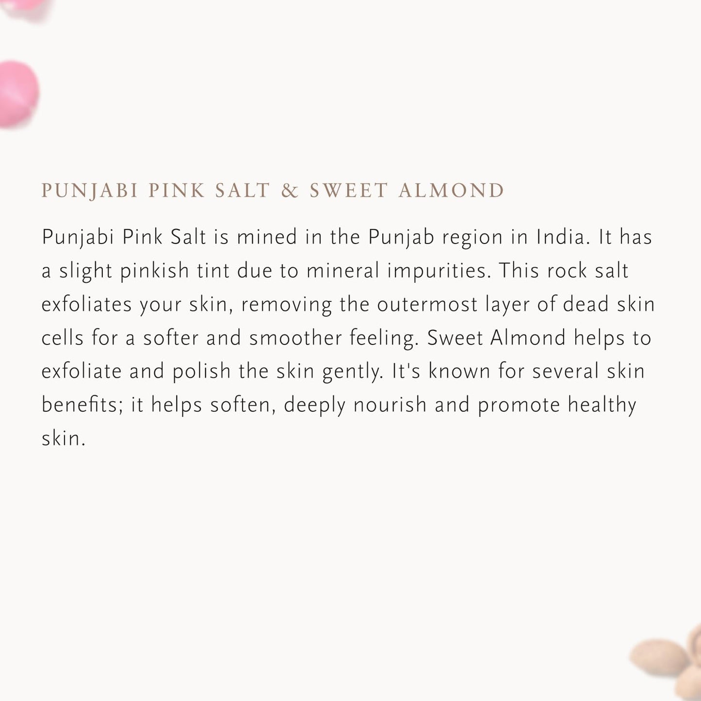 RITUALS Body Scrub The Ritual of Ayurveda - Body Salt Scrub Made with Pink Salt from Punjab and Sweet Almond Oil - Made from 94% Natural Origin Ingredients - 300g