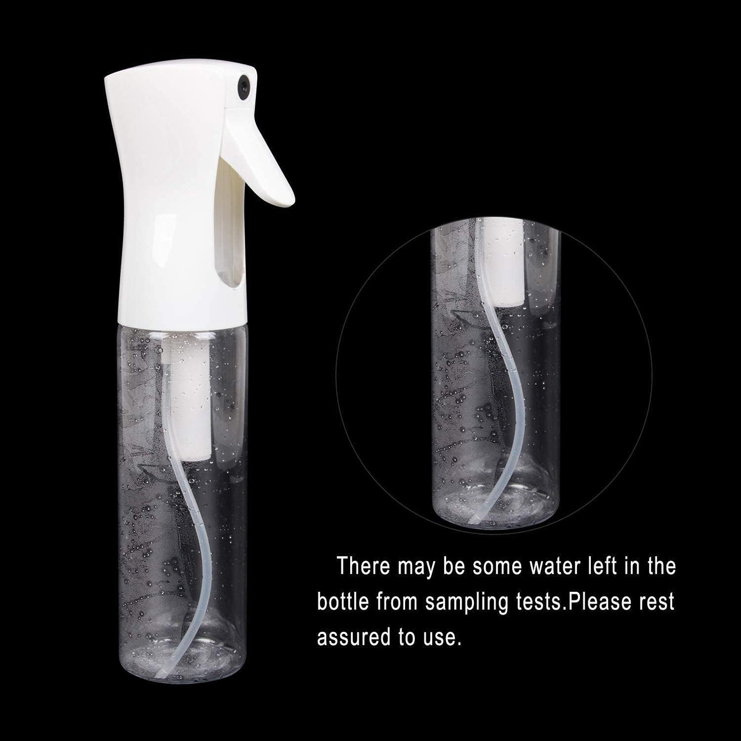 Hair Spray Bottles with Comb Applicator,2 PCS 200ml Continuous Fine Mist Water Sprayer Hair 170ml Oil Root Comb Bottle for Styling Plants Cleaning for Salon Hairstyling Plant Watering Cleaning