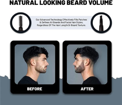 VOID Homme Beard Filler Pencil (Light Brown) Instant Beard Filler Pen for Thicker Beards, Mens Beard Pen, Beard Colouring Beard Filler Pen for Beard Filling &amp; Beard Thickener, Waterproof Beard Pencil