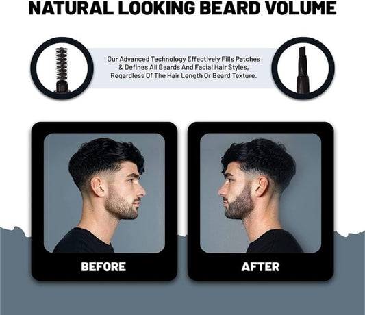 VOID Homme Beard Filler Pencil (Light Brown) Instant Beard Filler Pen for Thicker Beards, Mens Beard Pen, Beard Colouring Beard Filler Pen for Beard Filling &amp; Beard Thickener, Waterproof Beard Pencil