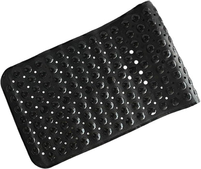 Armo® Transparent Anti Slip Shower Bath Mat Strong Mould &amp; Mildew Bathroom Mat PVC Mat Washable Bath Mat 70CM x 38CM (Black)