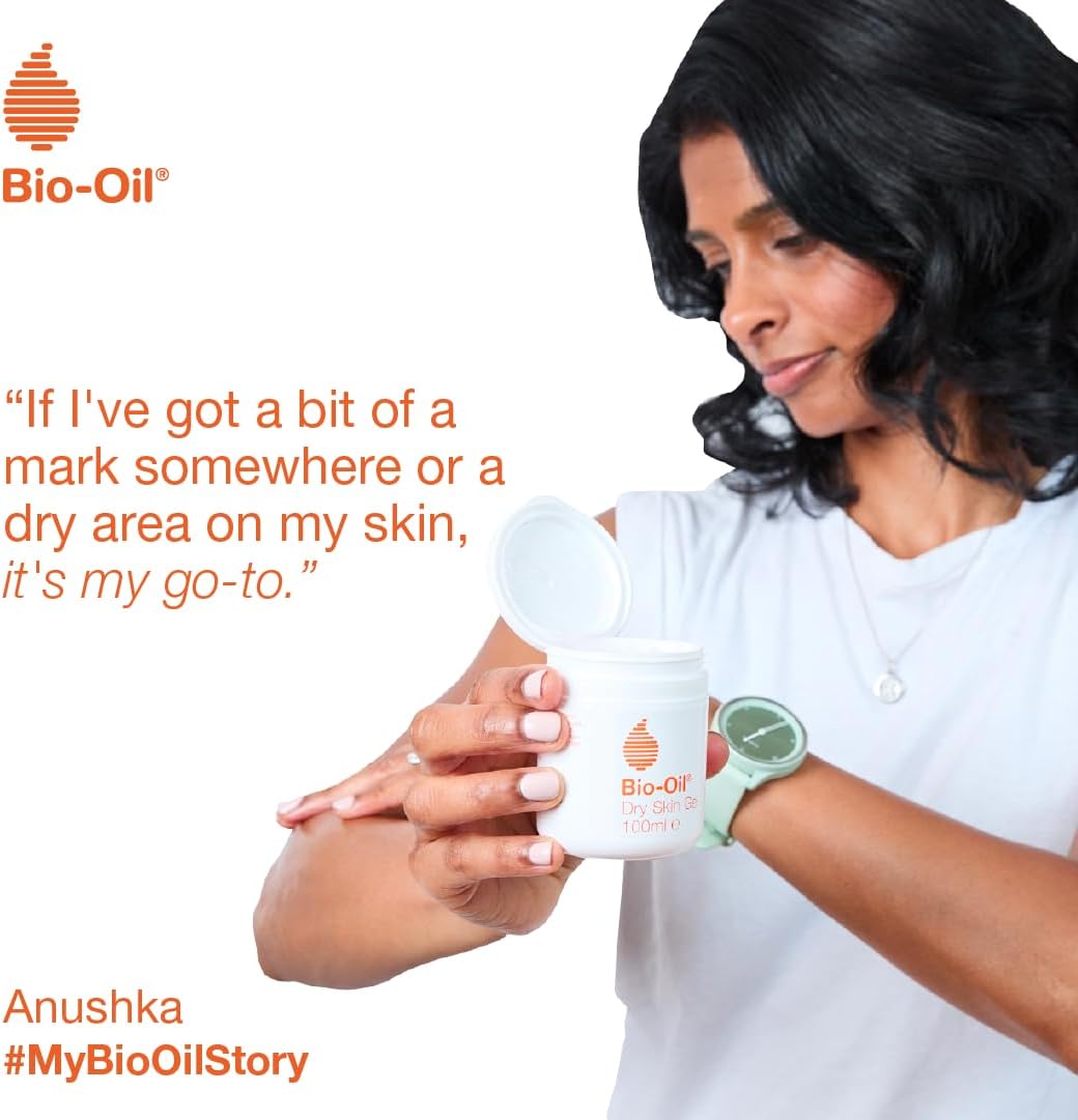 Bio Oil Moisturising Skin Gel (200ml) - Gel Moisturiser For Body &amp; Face - Clinically Proven To Improve Dry Skin - With Vitamins &amp; Essential Oils - Fast Absorbing