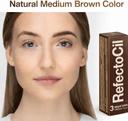 RafectoCil Cream Hair Dye - 3 Natural Brown 15ml