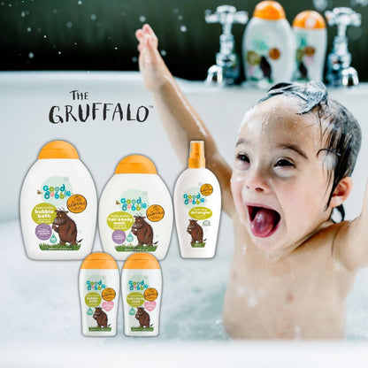 Good Bubble Gruffalo Kids Hair Detangling Spray (150ml) Silicone-Free Detangler with Prickly Pear &amp; Tea Tree - Gently Tackles Knots - Smooths &amp; Conditions