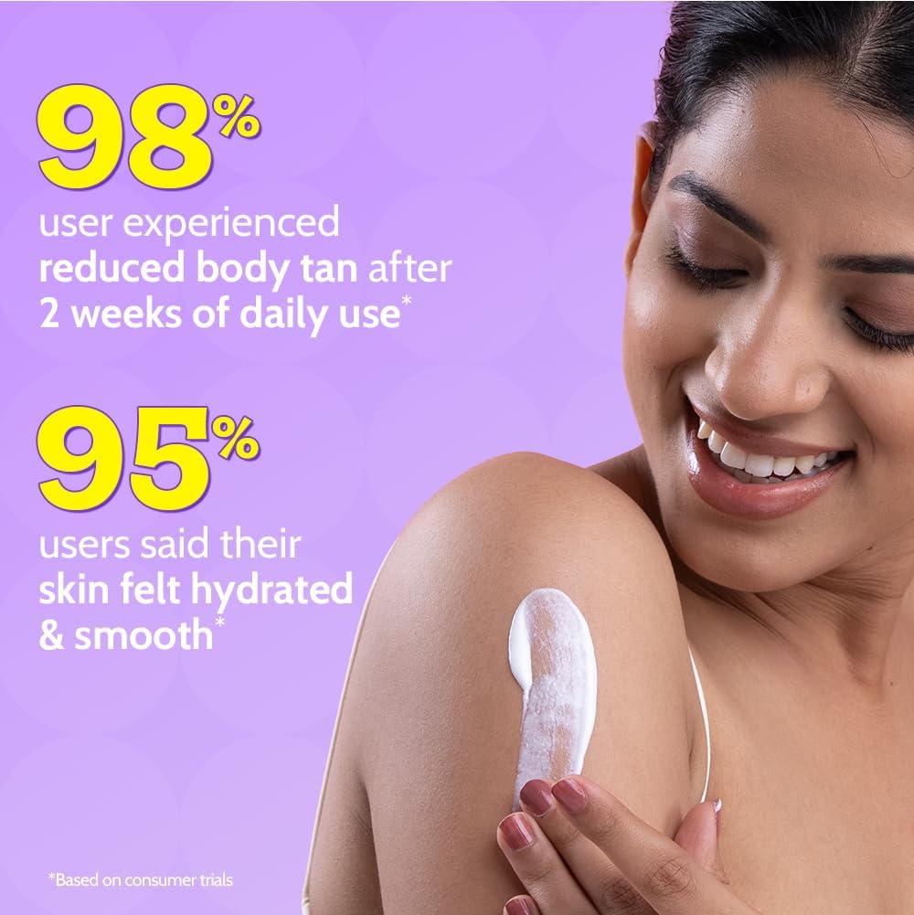 Chemist at Play Bright Boost SPF Body Lotion With 5% Niacinamide &amp; SPF 50+ PA++++ 24 hours Moisturization Lightweight &amp; Non-Greasy Formula 236ml